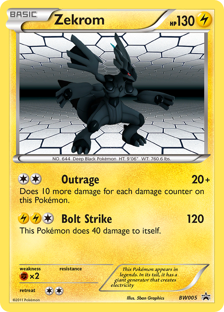 Black & White Promo Zekrom #5